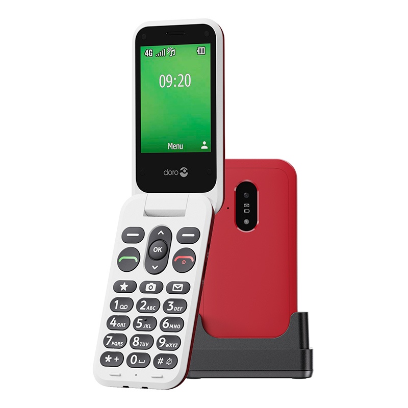 Mobile Senior Doro Leva 22s 4g Rouge Bon état -  reconditionné disponible sur Electro Depot